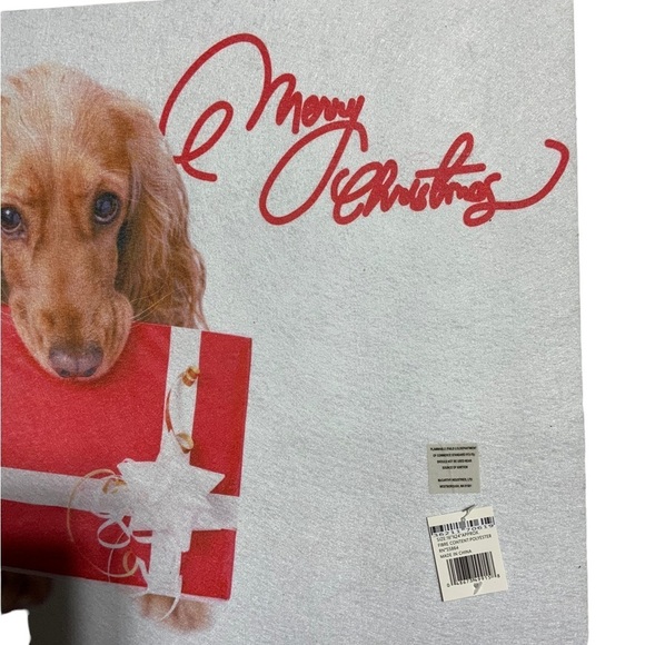 Holiday Doormat Puppy Dog Christmas Decor Rectangle 16 X 24 In Multicolor - Picture 4 of 16